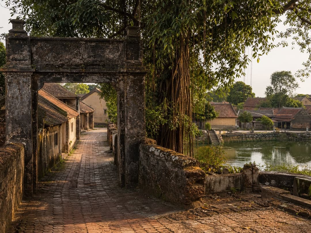 Làng cổ ở Đường Lâm