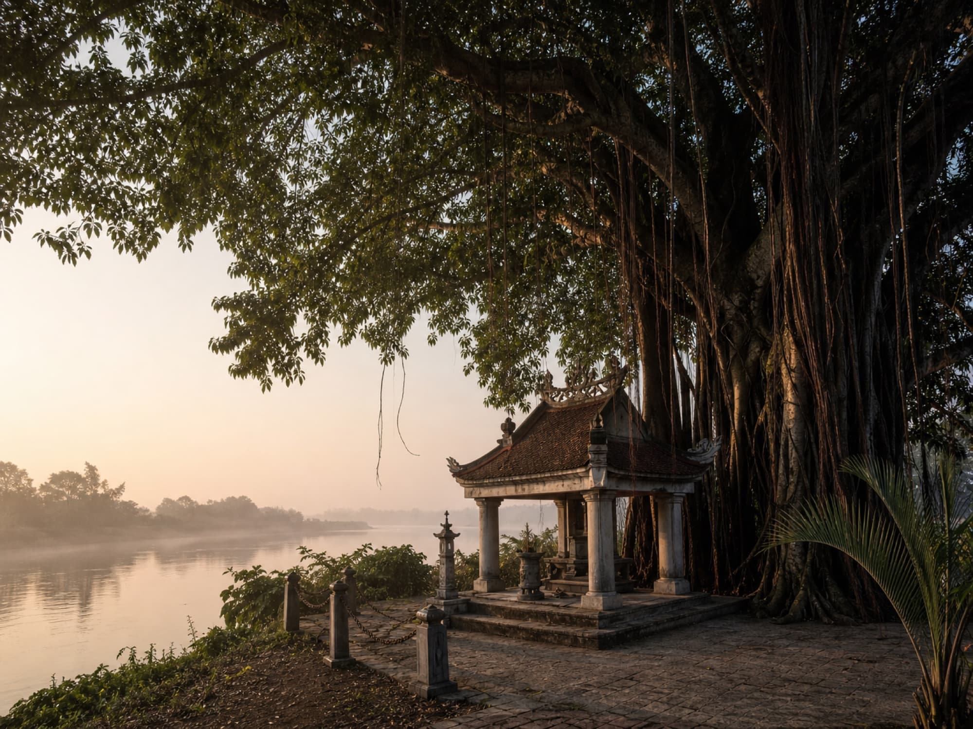 Cây đa và Đền La Tiến, tỉnh Hưng Yên