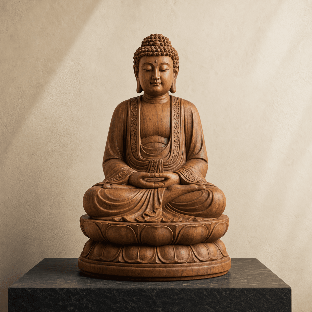 Phối cảnh minh họa Tượng Phật A Di Đà